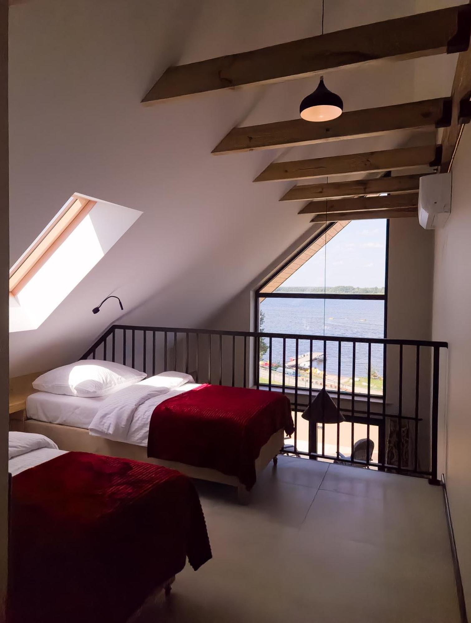 Zubr Nad Zalewem Apartment Luka Екстериор снимка